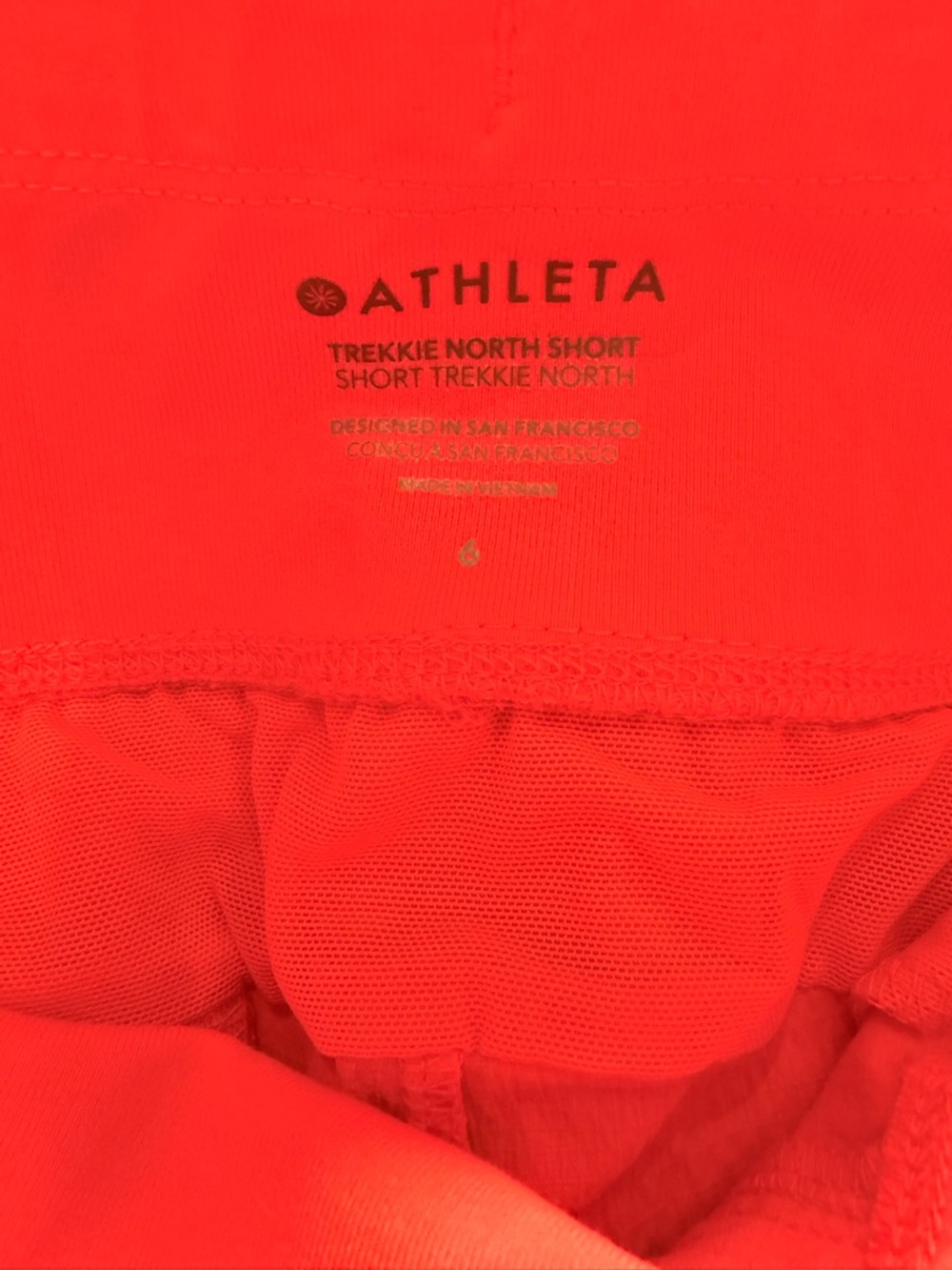 Athleta Trekkie North Short in Flame Orange, 6 - Picture 8 of 10